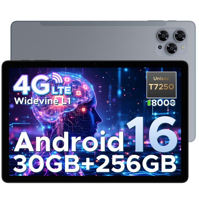 Tablet DOOGEE TAB G6 Android 16, tela IPS de 11