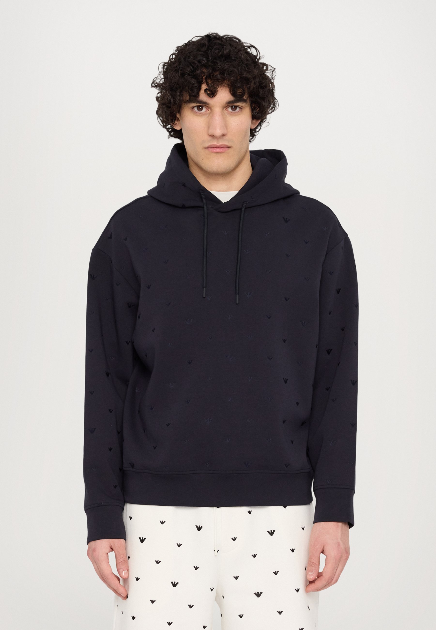 Emporio Armani Hoodie - marineblauw en stijlvol