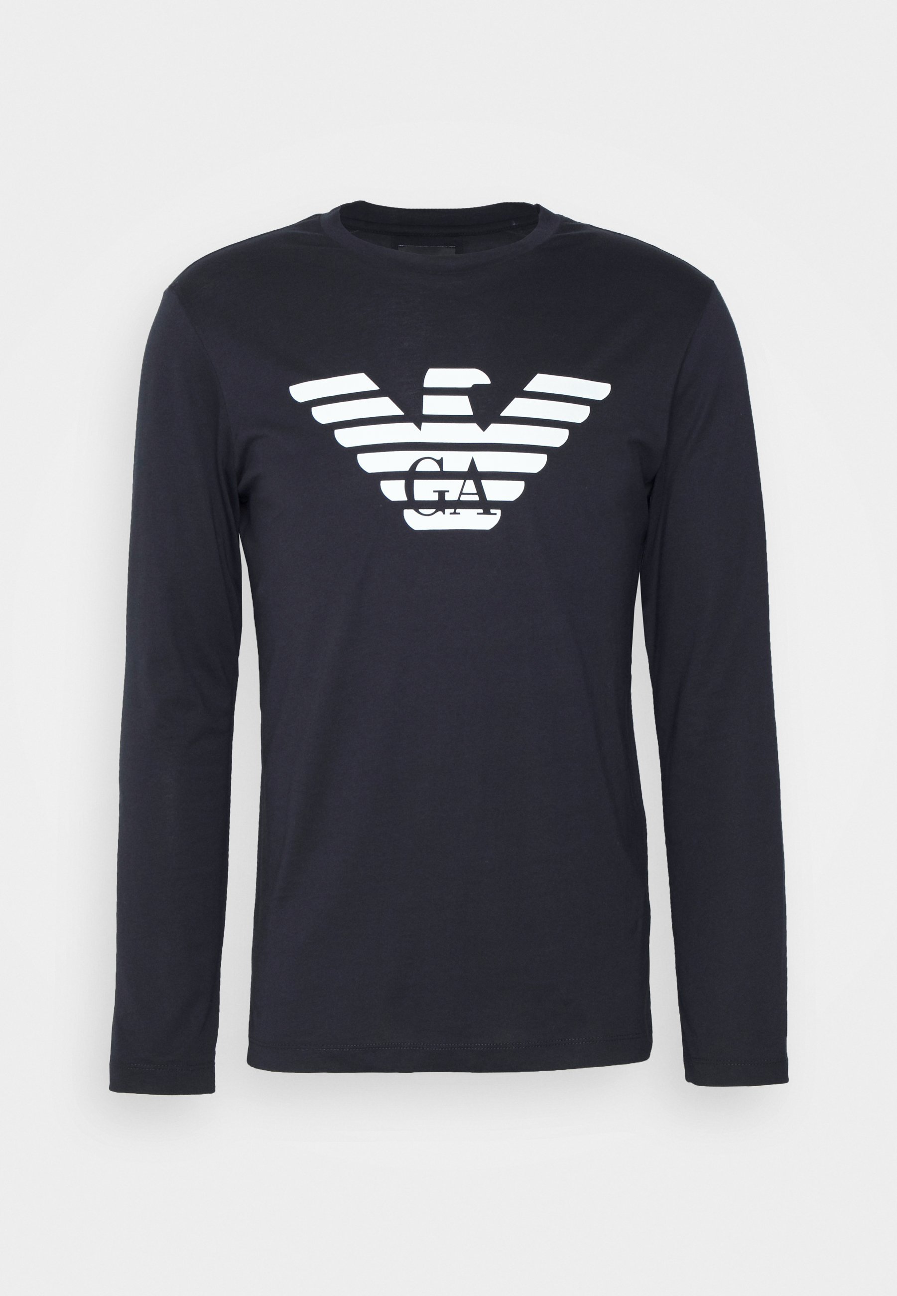 Emporio Armani top met lange mouwen - blunavy aquila