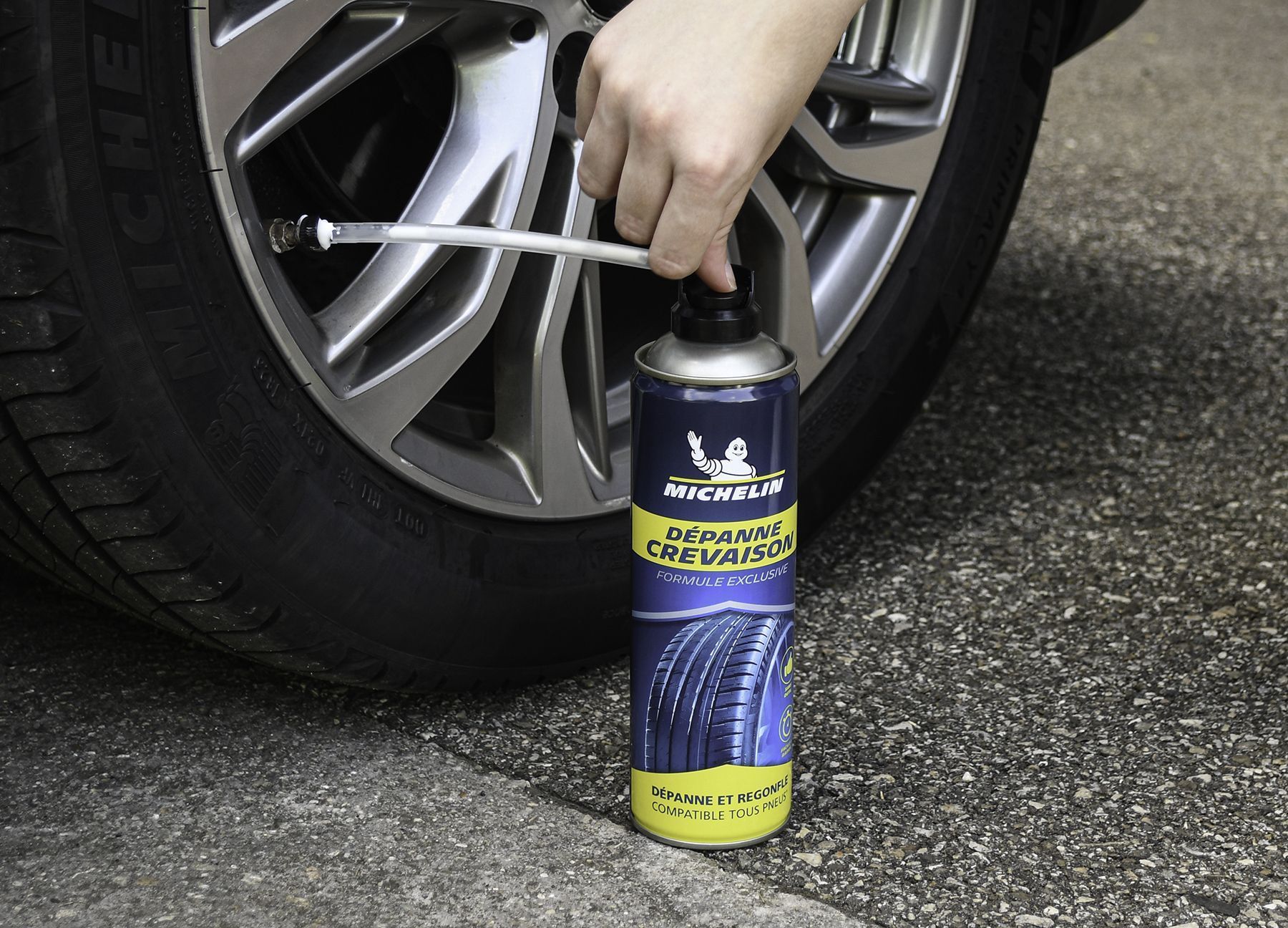 Riparazione forature - MICHELIN - Ripara e gonfia senza smontaggio - 500 ml