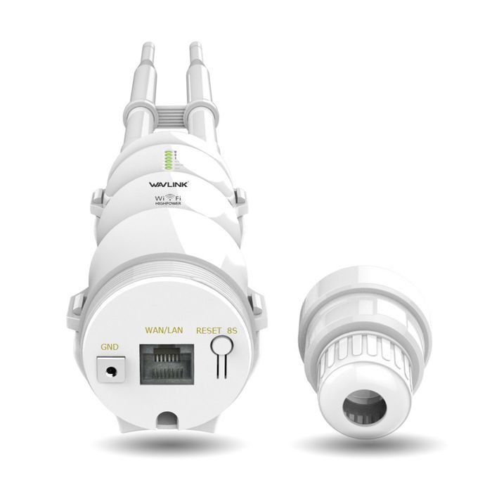 Access point WiFi dual band AC600 per esterni, ad alta potenza, impermeabile e antipolvere - Ideale per giardino, camper e campeggio.