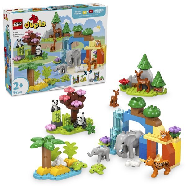 LEGO Duplo 10446 3-u-1 Obitelji Divlje životinje
