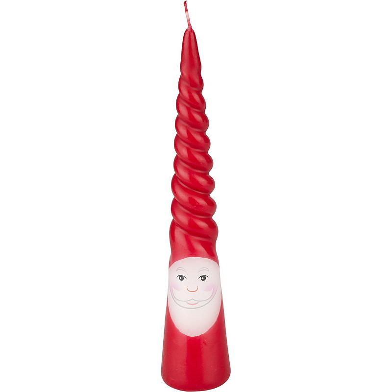 Kegelkerze Weihnachtsmann & Weihnachtsmann 25 cm