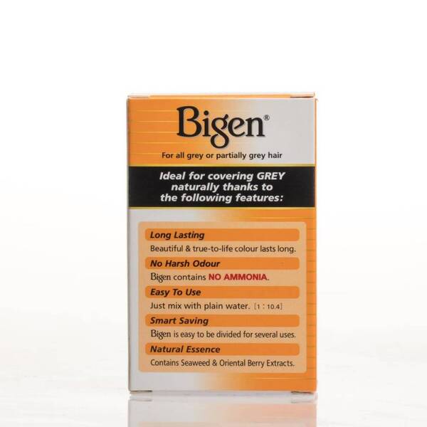 Tintura per capelli in polvere permanente Bigen - Nero Orientale