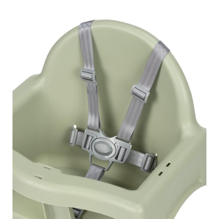 BEBECONFORT Meely 2-in-1 Baby High Chair, Converts into a Small Chair, From 6 Months to 3 Years (15kg), Mineral Green
