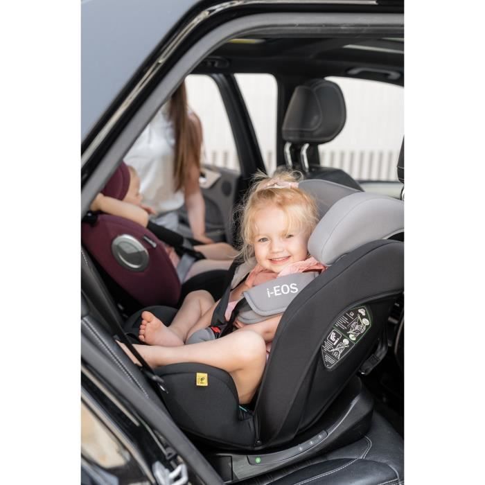 BEBELISSIMO - Seggiolino auto I-size - gruppo 0+/1/2/3 - (0-36 kg) - Reclinabile - 40-150 cm - i-EOS - grigio