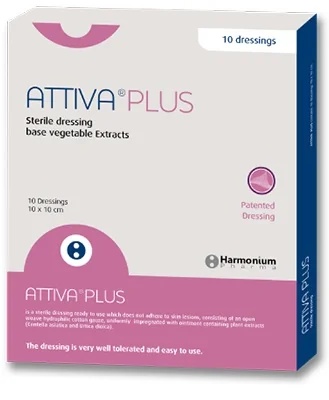 Steriler Verband ACTIVA Attiva Plus für Diabetiker, 10 x 10 cm, 10 Stück