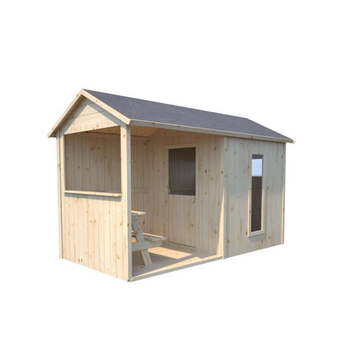 Cabane en bois - SOULET - Jazz - pour enfant - avec table