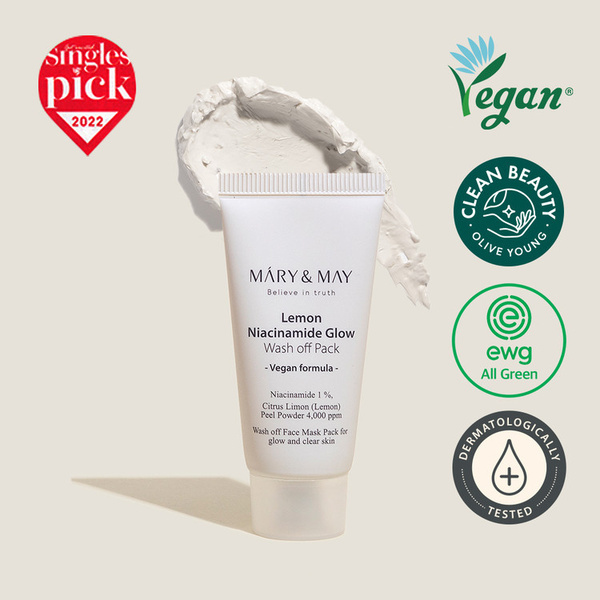 Mary & May Sitron Niacinamid Glow Wash-off-pakke 30 g