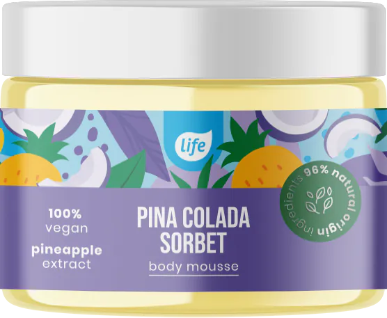 Life Pina Colada Sorbet Mus do ciała