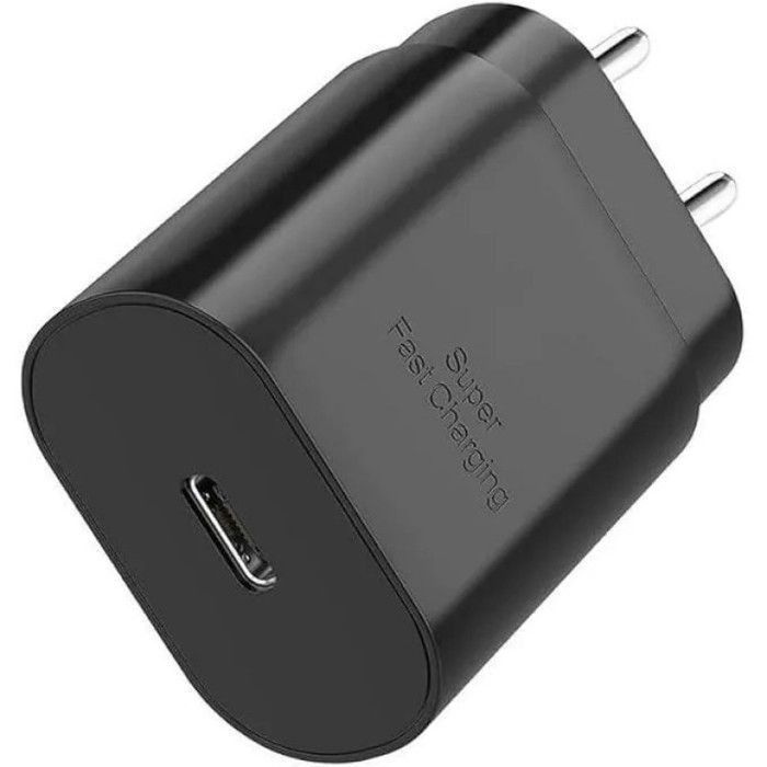 Cargador rápido de 25 W - Para smartphones Samsung Galaxy - Negro (Cable no incluido)