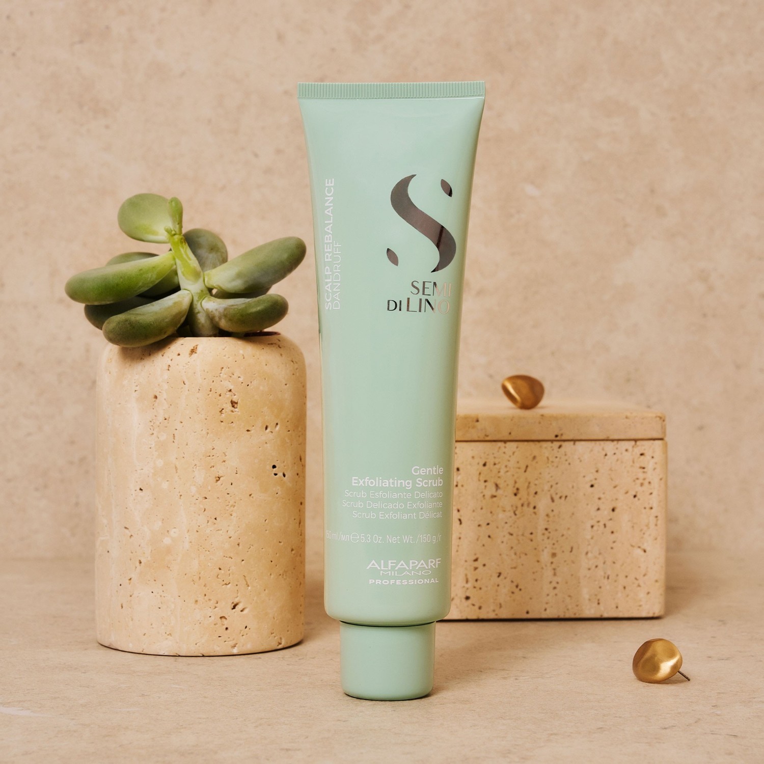 ALFAPARF MILANO Scalp Care Semi di Lino Scalp Rebalance maigs pīlings - 150 ml