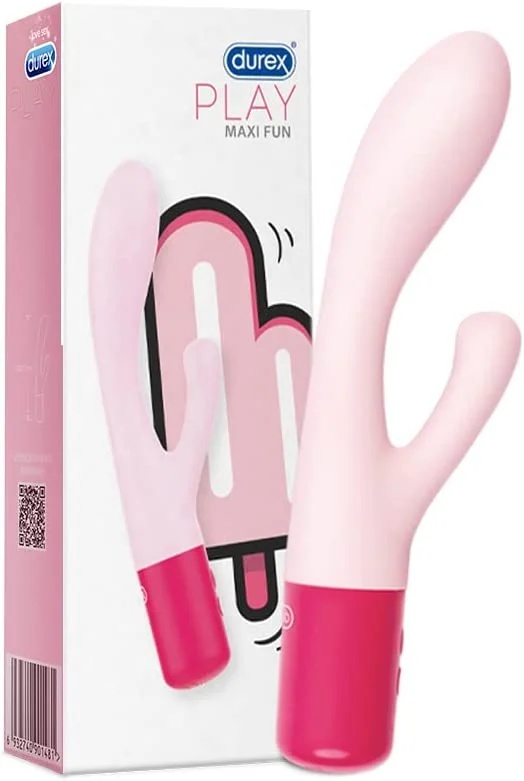 DUREX Doppelkopf-Vibrator pink Maxi Fun