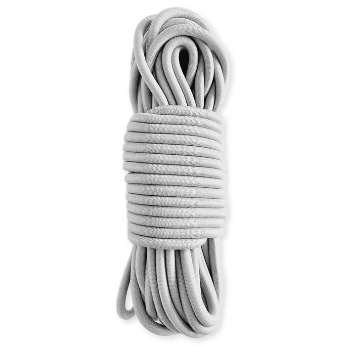 20 metros de cuerda elástica tipo bungee de 8 mm para asegurar lonas