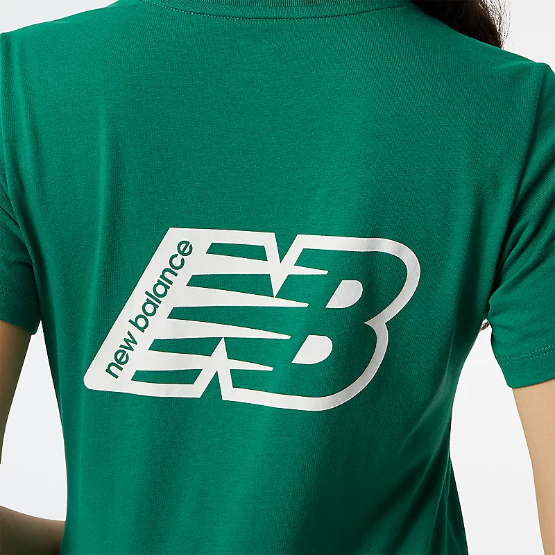 NB Essentials Damen-T-Shirt – Sattes Grün
