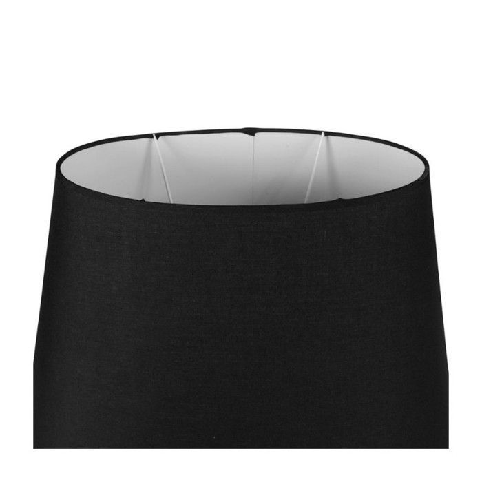 Abat-jour - Ovale - Noir - Pour lampe - Base 44,5 cm - Culot E27