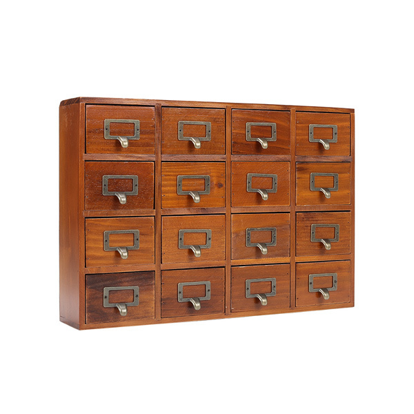 Livingandhome Retro puinen organzier-laatikko