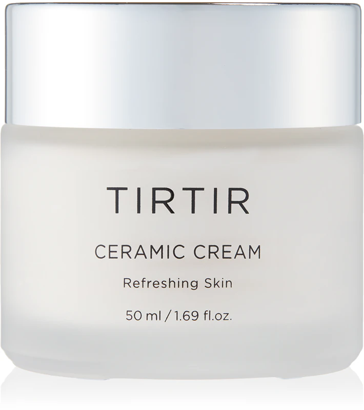Creme Cerâmico TIRTIR: creme hidratante refrescante para pele seca.