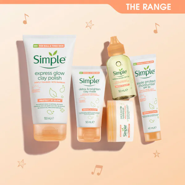 „Simple Protect 'N' Glow“ spindesio stipriklis SPF 30 50 ml