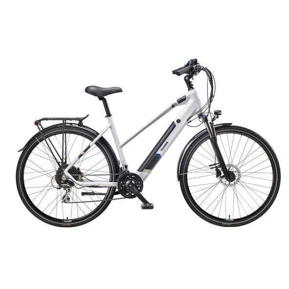 Bicicletă electrică de drumeție Expedition XC940, cretă