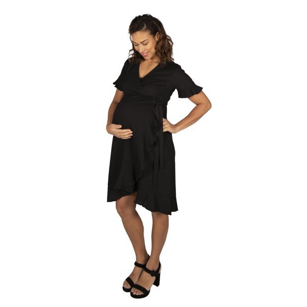 Obleka za nosečnice True Spirit Wrap<br>črna, velikost L