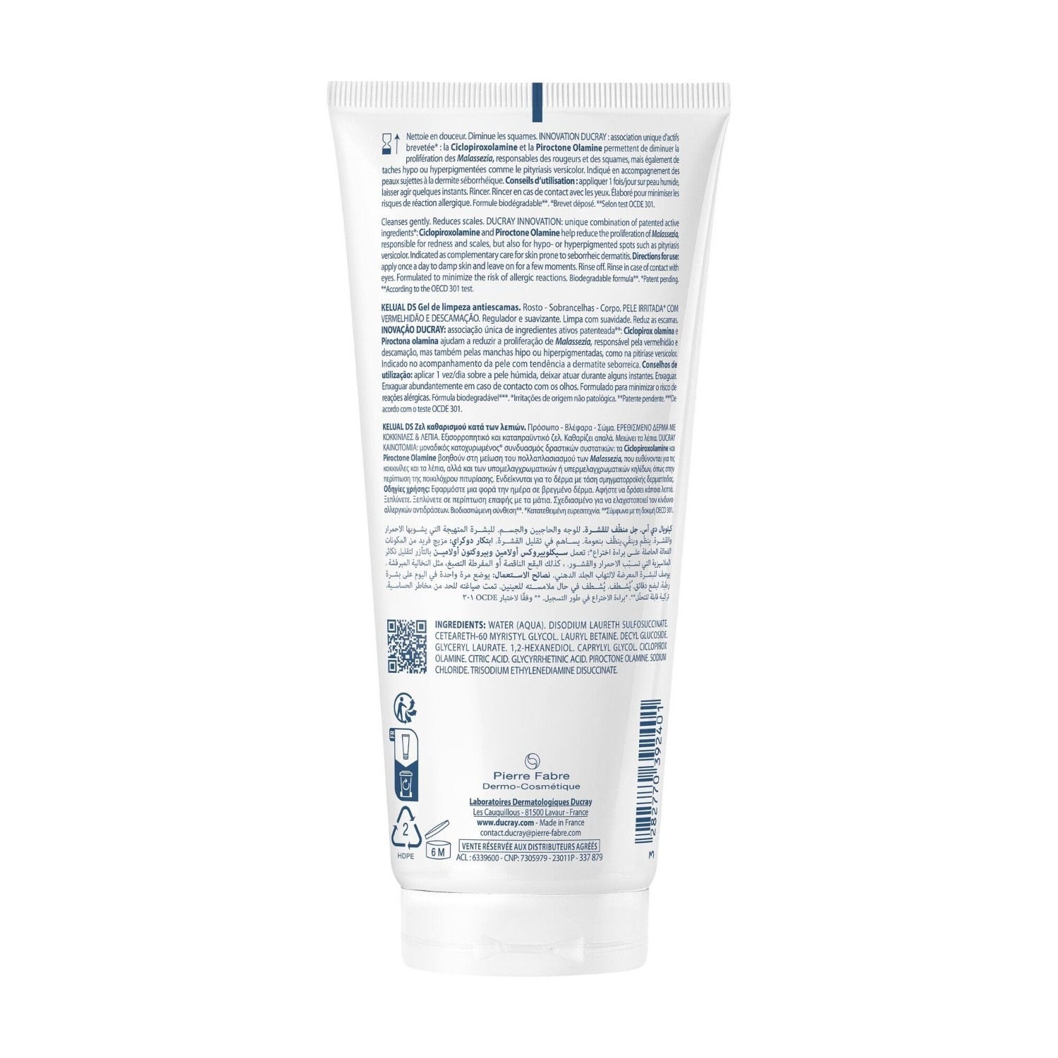 Ducray Gel nettoyant anti-squames