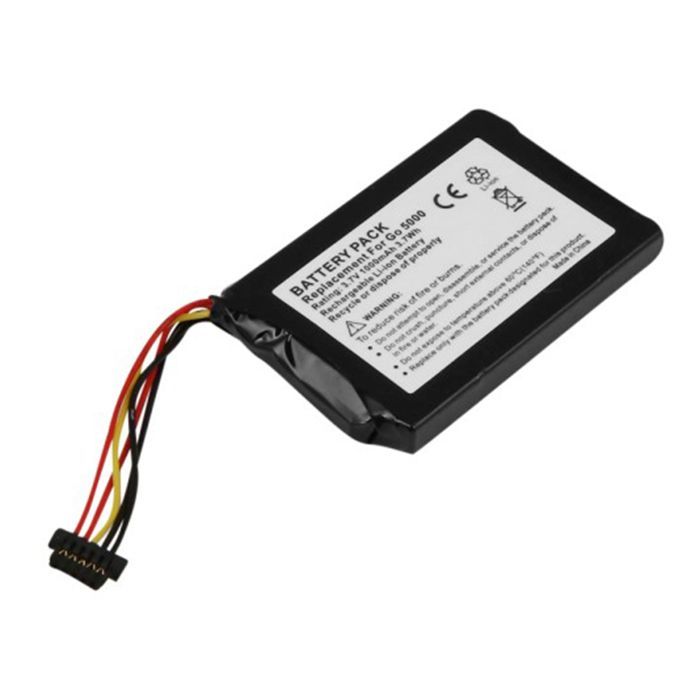 Batterie pour GPS TomTom Go 5000 / GO 5100 / GO 6000 Li-ion 3.7V 1000mAh 3.7Wh