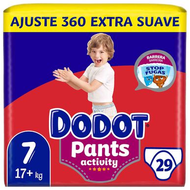 Dodot Baby Activity Pants Bleiebukser 17 kg Størrelse 7 29 enheter 29 enheter
