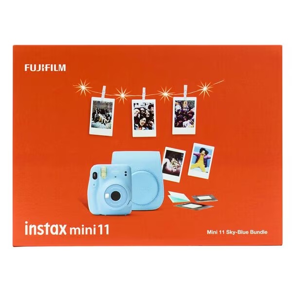 Komplet fotoaparatov Fujifilm Instax Mini 11 v nebesno modri barvi<br>