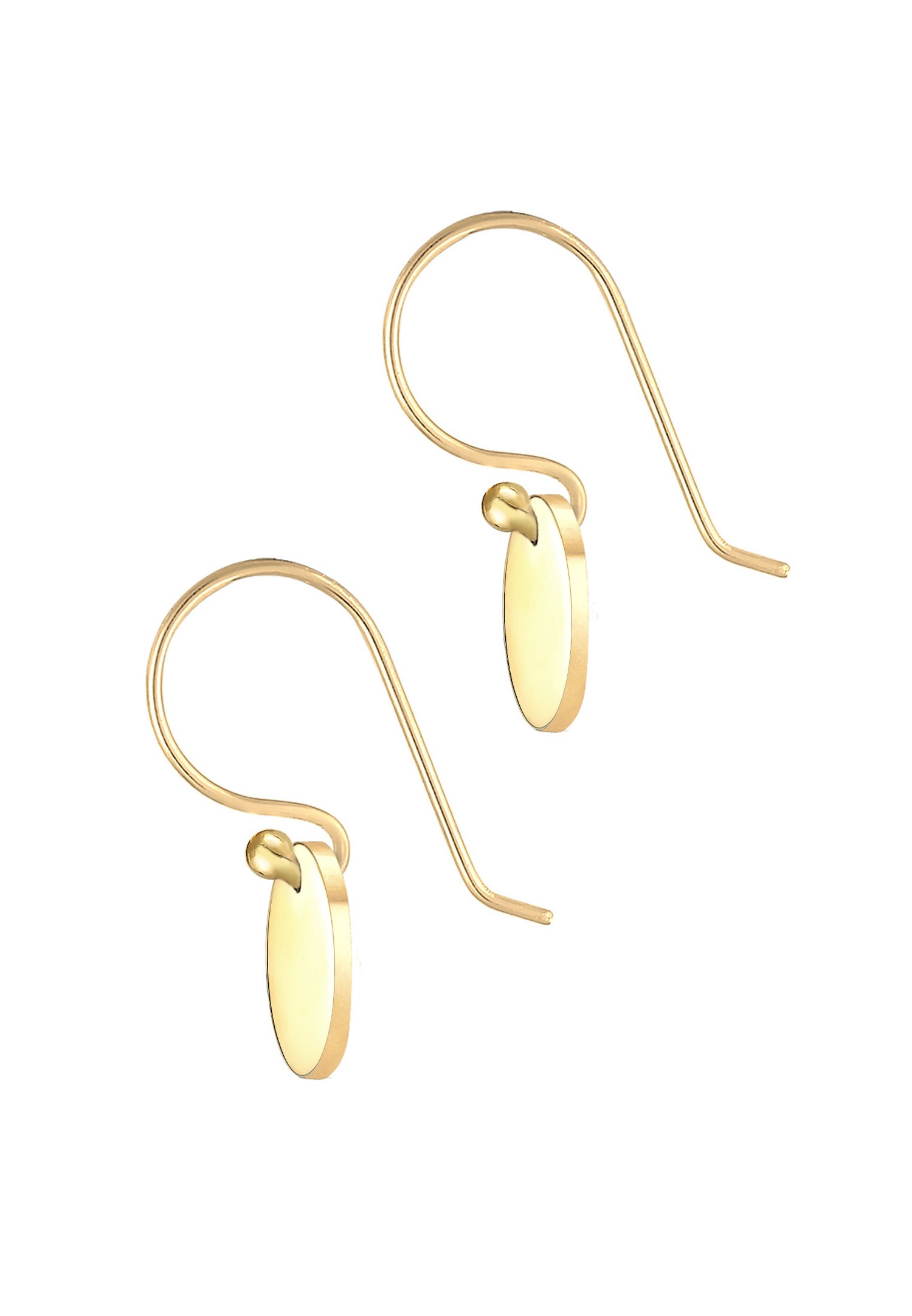 Elli Basic Plaquettes Boucles d'Oreilles Femme - (925/1000) Argent