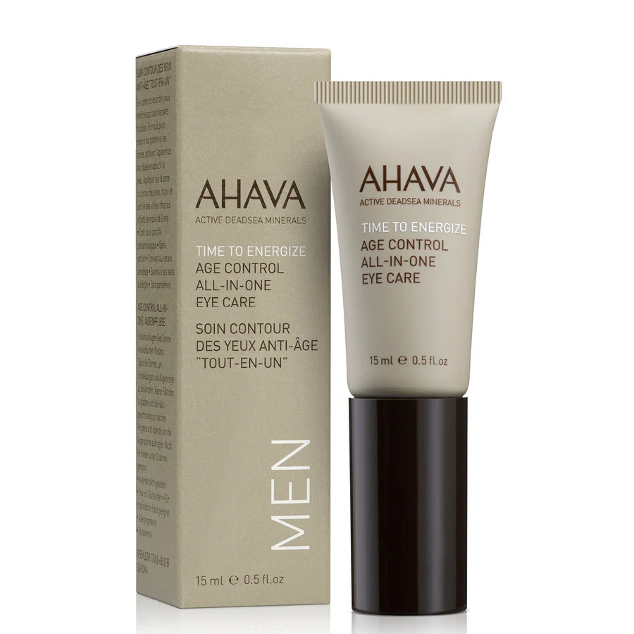 Men Care Time to Energize Age Control All-in-One Eye Care - Tratt.anti borse e occhiaie, Crema contorno occhi antirughe