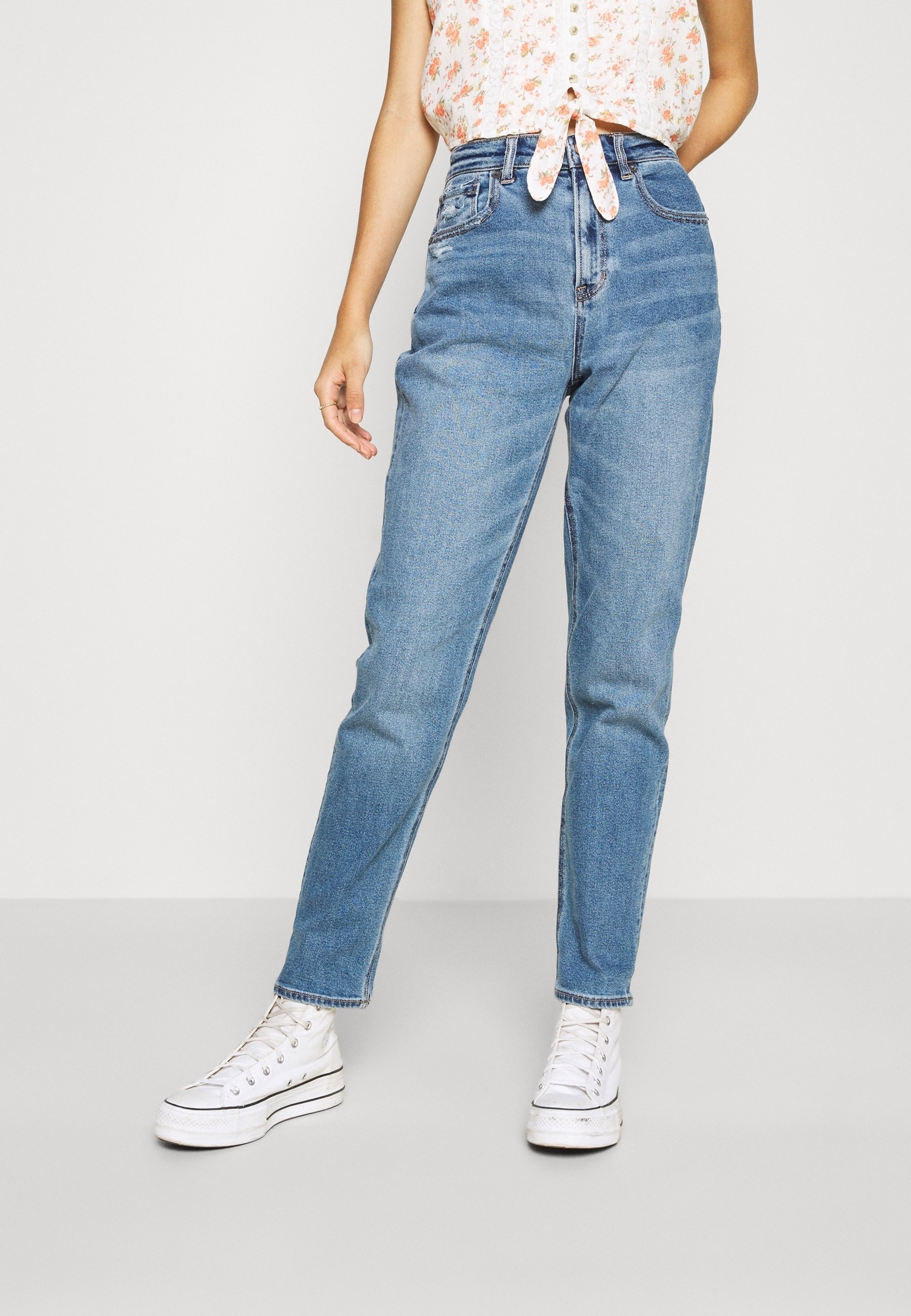 American Eagle Jeans Tapered Fit - destroyed denim