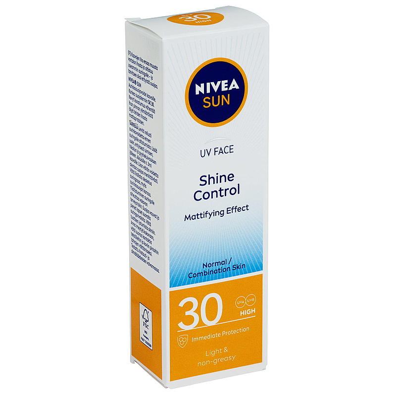 Crème solaire visage Nivea SPF 30 contrôle de la brillance, 50 ml