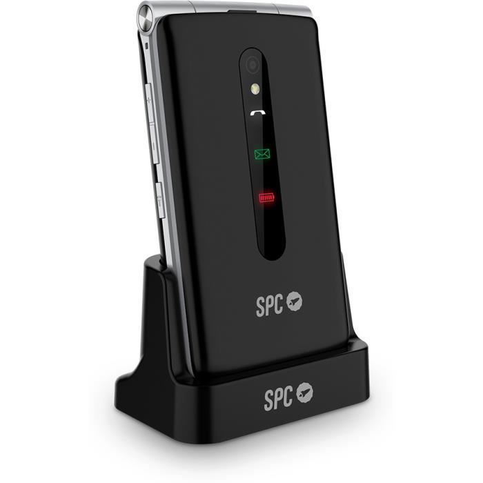 Flip phone - SPC - Prince 4G - 4G - SOS button - Large buttons - Black