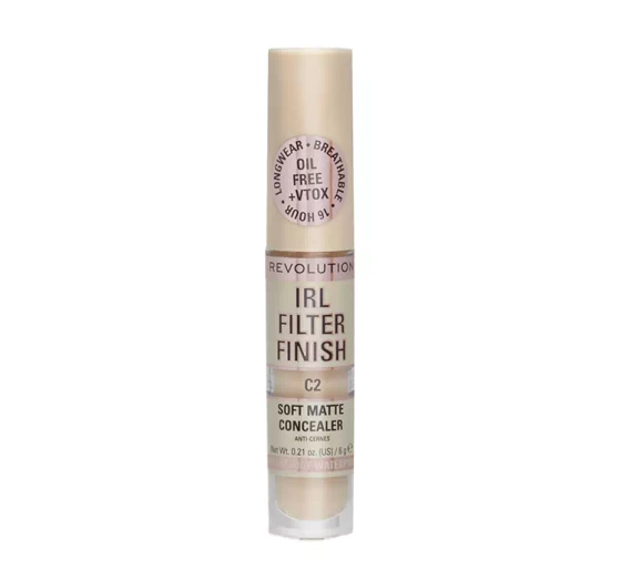 Makeup Revolution IRL Filter Finish korektor do twarzy C2 6g