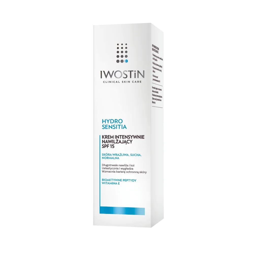 Iwostin Hydro Sensitia Intensywnie nawilżający krem do twarzy SPF 15