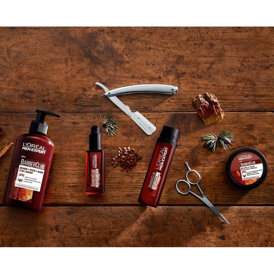 L'Oréal Men Expert BarberClub šampón na vlasy - umývanie brady, tváre a vlasov - 200 ml