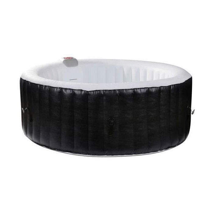 Spa gonflable SUNSPA - AS04 - 185 x 65 cm - 4 places - Rond (Livé avec filtre, cadenas, tapis de sol et couverture)