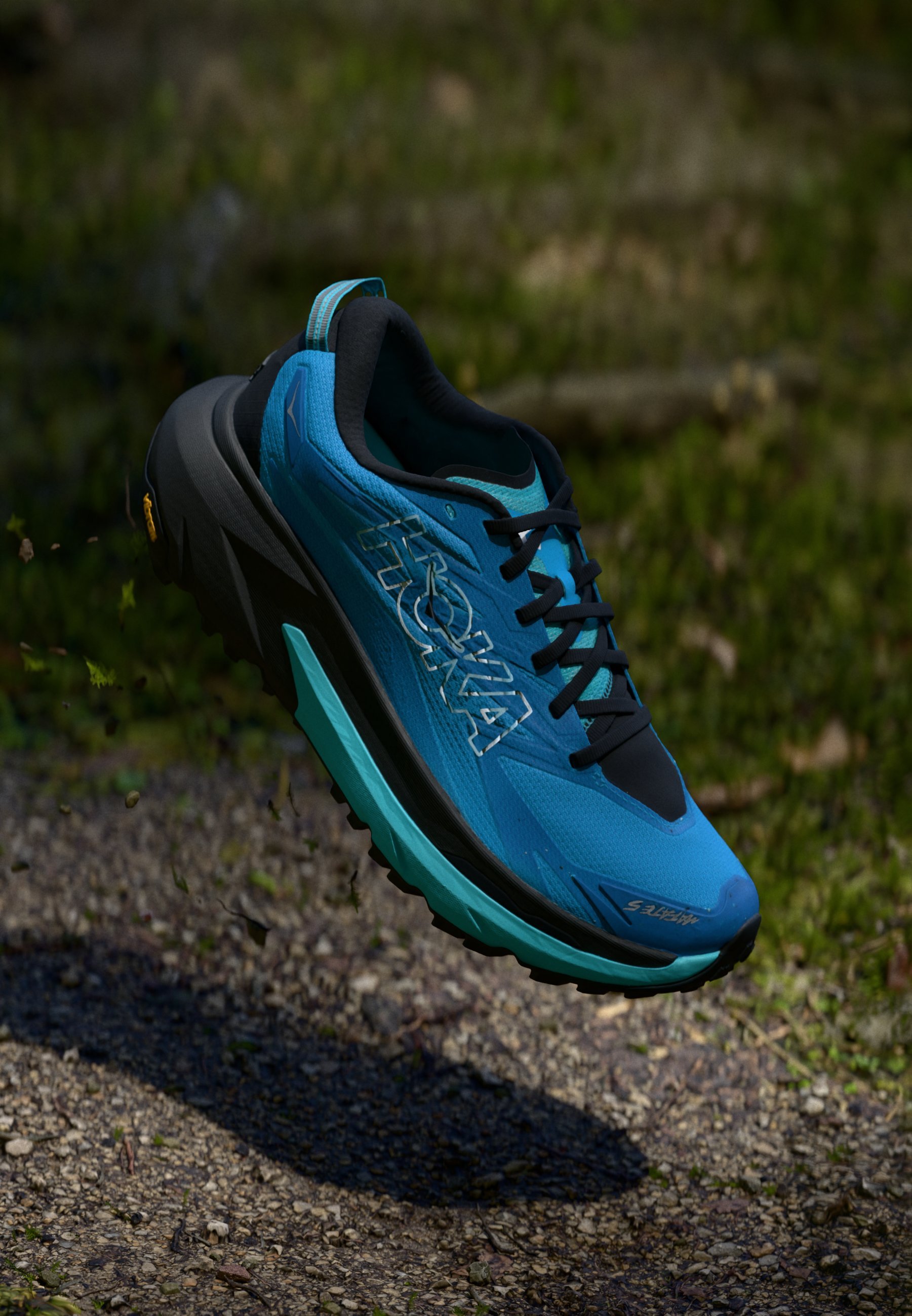 HOKA MAFATE 5 - Trailrunningschoenen - hemelsblauw/zwart