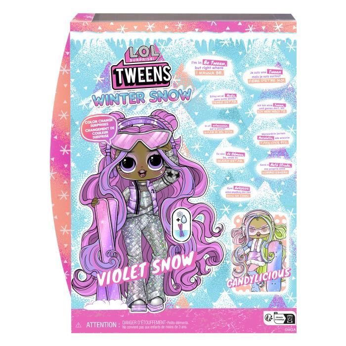 L.O.L. Surprise Poupée Tweens Winter Snow - Violet Snow - Dès 4 ans