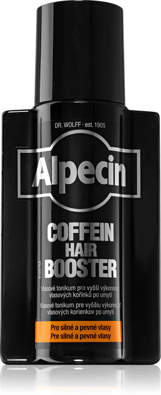 Tônico capilar Alpecin Coffein Hair Booster para melhorar o crescimento do cabelo