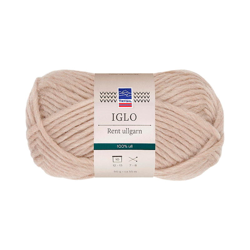 Hilo de lana Trysil Iglo 100% lana, beige