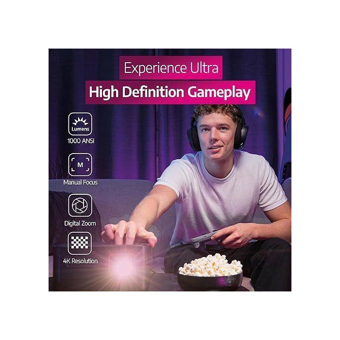 Proyector de vídeo - PHILIPS - Gamepix 900 - 4K UHD - 1000 lúmenes ANSI - LED - 120