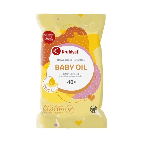 Kruidvat dječje maramice s uljem<br>40 komada