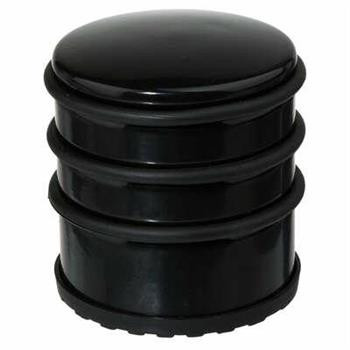 Stoper do drzwi metalowy wysoki czarny elegancki
