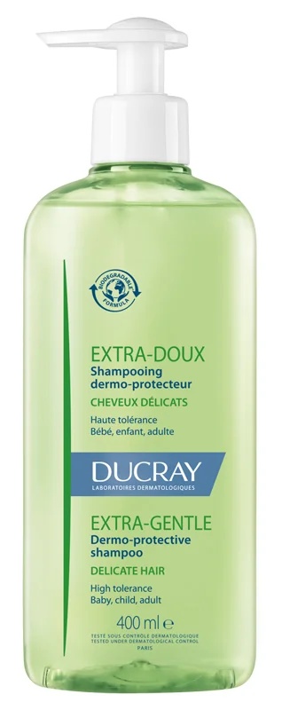 DUCRAY Extra milde dermoprotectieve shampoo 400 ml voor de gevoelige huid