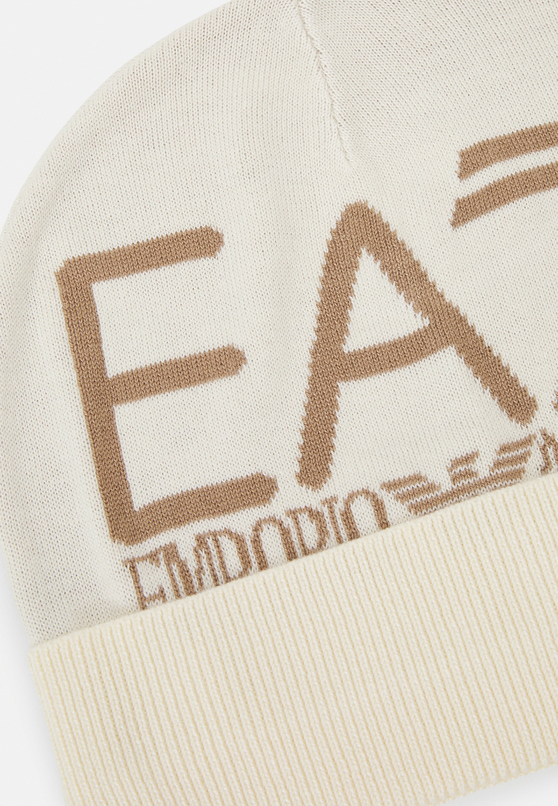 EA7 Emporio Armani MOUNTAIN VISIBILITY BEANIE UNISEX - Muts - wit grijs/portabella