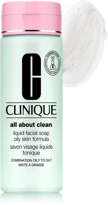 Tekoče milo za obraz Clinique Liquid Facial Soap Oily Skin Formula za mastno in mešano kožo