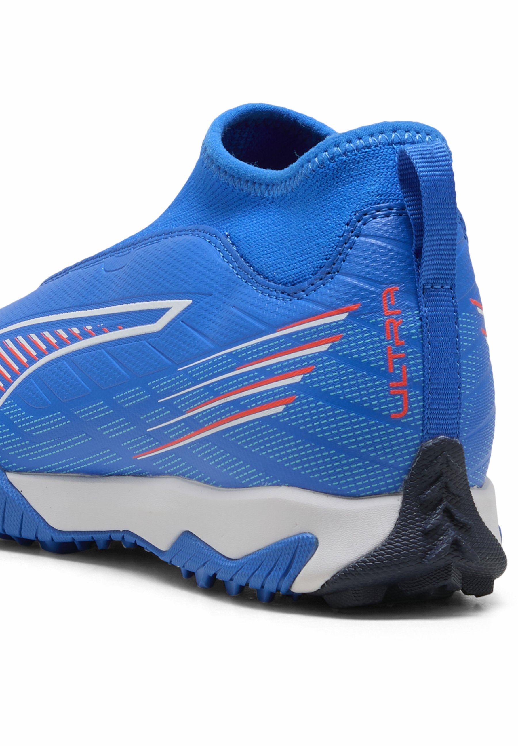Puma ULTRA 6 MATCH OHNE SCHNÜRUNG - Turf-Fußballschuhe - Ultrablau/Weiß/Leuchtendes Rot