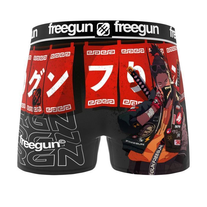 Freegun Boys' Boxer Shorts - Red (Pack of 3)